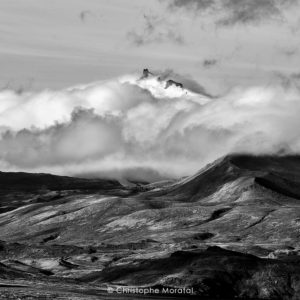 Sur la route de Brimilsvellir, Vesturland. Iceland