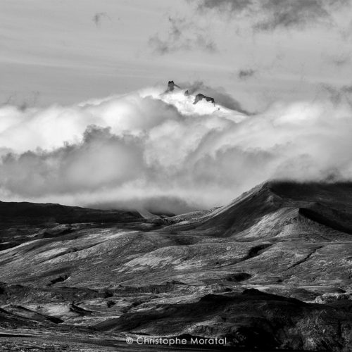 Sur la route de Brimilsvellir, Vesturland. Iceland