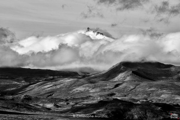 Sur la route de Brimilsvellir, Vesturland. Iceland