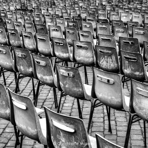 Alignement de chaises
