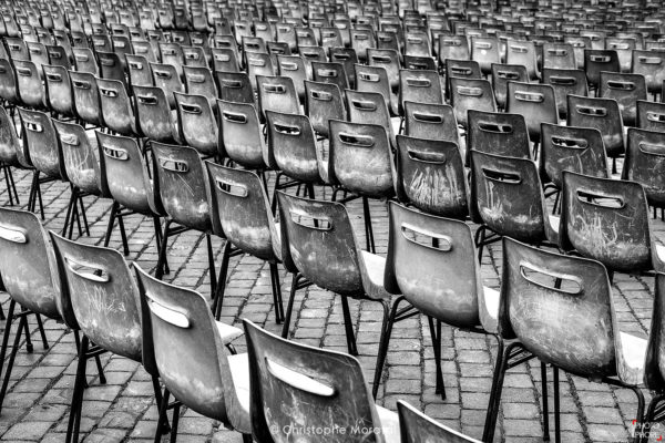 Alignement de chaises