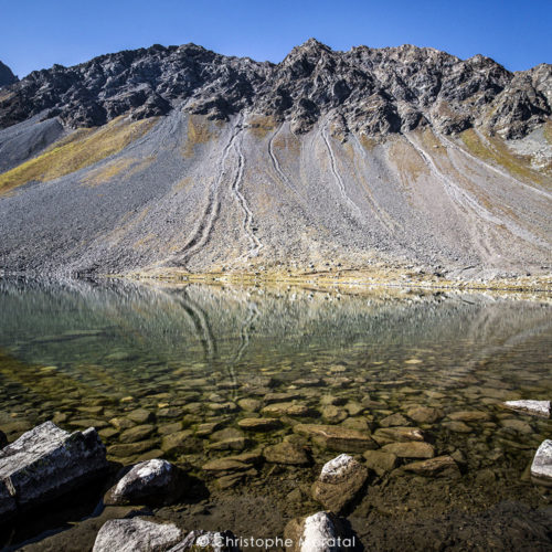 Le col de la Flüela. Switzerland